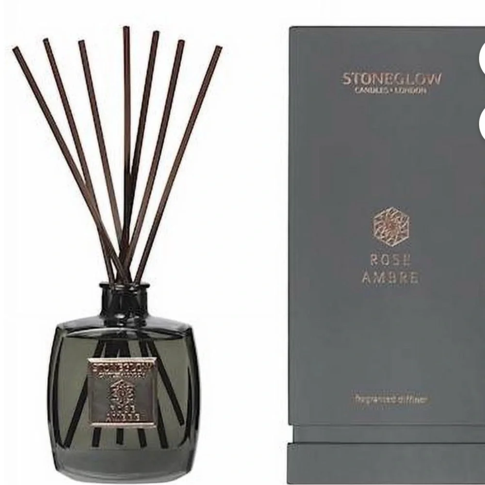 Stoneglow London Rose Ambre Reed Diffuser RARE